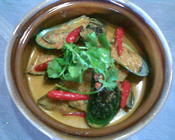 south east asian mussel curry